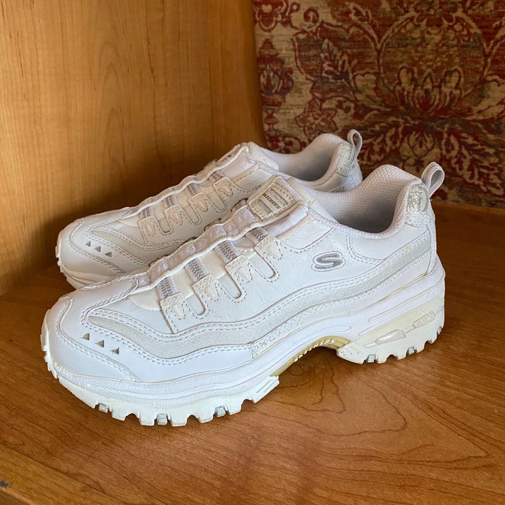 White Sketchers Sport sneakers